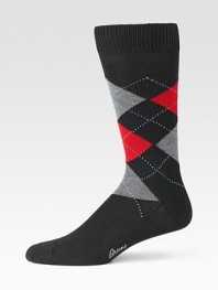 The luxury house's essential addition to every well-appointed wardrobe in silky, argyle-patterned wool. Mid-calf height90% wool/10% nylonMachine washMade in Italy