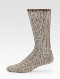 A warm, substantial design intended for boot wearers in soft, enduring merino wool. Ribbed toplineMid-calf height80% merino wool/20% polyamideMachine washMade in Germany