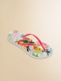 Everyone's favorite flip flops, now for your little one, gets an update with a charming Tinkerbell print and thin straps for added comfort and style.Slip-on stylePVC upperRubber soleMade in Brazil