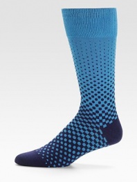 Soft and stretchy in a superior cotton knit with a trio of modern patterns. Mid-calf height 80% cotton/20% polyamide Machine wash Made in Italy 