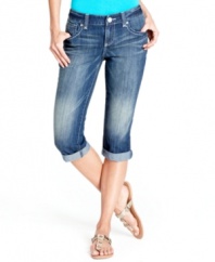 Get spring started right with INC's best-loved skimmer jeans. The cuffed legs gives them a charming, casual look!