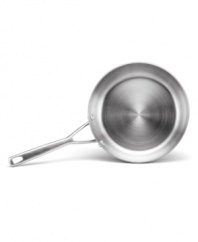 The skillet: you'll see at least one in every kitchen, from the most skilled chef to the most casual cook. The Anolon Chef Clad deep skillet is a master of multitasking, combining brushed aluminum and clad stainless steel to guarantee fast, even heating from top to bottom. Limited lifetime warranty.