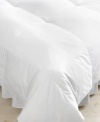 Sleep serenely with this plush, oversized down comforter from Sealy®, featuring a smooth 400-thread count cotton sateen cover and true baffle box construction that keeps fill even and secure.