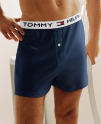 This sporty boxer offers a relaxed fit and plenty of casual comfort.