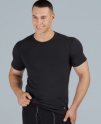 Any way you want it. These Champion T shirts cover you with a comfortable stretch fabrication.