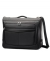 The unique design of this full-featured garment bag opens like a book, allowing you easy access to your belongings at all times. Greet each day away from home with a wrinkle-free look made possible by hanger clip, multiple organizing pockets and an extender panel that makes sorting belongings a real cinch. 10-year warranty. Qualifies for Rebate