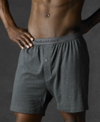 Boxer short with minimal detailing and a loose fit for ultimate comfort.