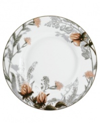 Featuring a subtle pattern of delicately shaded flowers and leaves, Mikasa Cheateau Garden collection has the feel of an antique, hand-tinted black and white image. Made of microwave and dishwasher safe porcelain, the salad plates in this collection are durable enough for everyday use and suitably elegant for formal settings.
