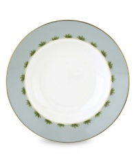 Combining the exotic lushness of the tropics with classic British style, this china collection stirs romantic thoughts of overseas adventures. Serve a warm, nourishing pasta or soup in this bowl. Choose from three richly detailed designs – shutter, bamboo or trade winds. A thin rim of gold lends a brilliantly elegant touch. Qualifies for Rebate