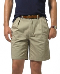 Essential, classic-fitting short in durable soft cotton twill.
