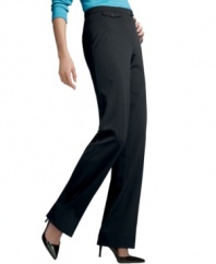 A sleek, sophisticated pant with a flattering, slimming silhouette from JM Collection.