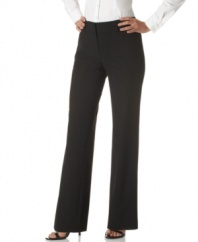 A sleek pant with a touch of stretch for everyday-or every-night- flexibility.