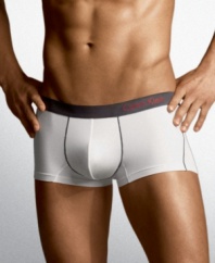 Start off your daily wardrobe the right way and slip into this smooth cotton trunk from Calvin Klein.