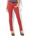 Designed for comfort and a flattering fit, these Lauren by Ralph Lauren classic straight leg pants are distinguished by a sleek silhouette with a chic, elongated straight leg.