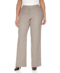 Alfani's plus size wide leg pants are wear-to-work essentials-- snag them at an Everyday Value price!