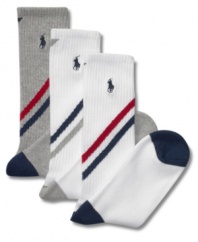 Spice up your sport style with these socks from Ralph Lauren.