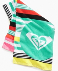 Claim your territory. They'll always be able to find their spot with this colorful towel from Roxy.