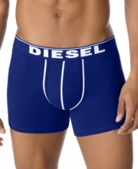 Be bold beneath it all with these bright boxer briefs from Diesel.