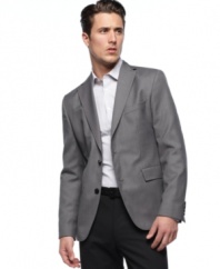 Button-up your professional look with this Hugo Boss blazer.
