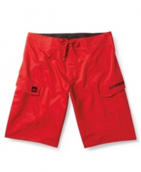 Bold and bright, these swim trunks from Quiksilver are your new beach boardshorts.