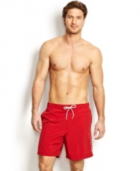 These swim trunks from Nautica will highlight your bold beach style.