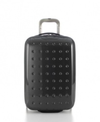 Arrive in one piece with an impact-resistant polycarbonate carry-on that protects your belongings and takes the bumps and scrapes of travel with ease.  The modern design makes a sharp, dependable traveling companion that always keeps appearance up to par with interior double cross straps that hold clothes in place for wrinkle-free delivery and multiple organizer pockets for safekeeping of the essentials. 10-year warranty. Qualifies for Rebate