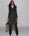 Jones New York's petite wool-blend coat is sleek with a sophisticated silhouette. Flattering tailored details give it an elegant, modern shape. (Clearance)