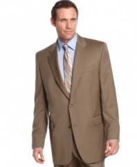 Head into neutral territory. This tan blazer from Lauren by Ralph Lauren has sophisticated, quiet confidence.