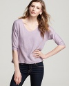 Eileen Fisher Rounded V Neck Tee