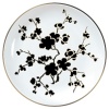 From Raynaud in Limoges porcelain, a modern, Asian-influenced pattern in black, white, and yellow with platinum bordering. Mix in yellow saucers and buffet plates to make the pattern pop.
