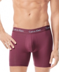 These boxer briefs from Calvin Klein are long on comfort and style.