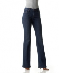 The Levi's petite jeans you know you'll look good in, complete with a slimming tummy panel.