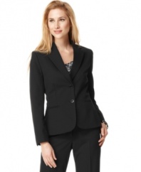 This well-tailored, versatile jacket is a work essential, from Tahari by ASL's collection of suiting separates.