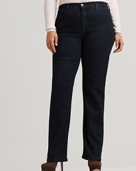 Tonal stitching lends a sleek finish to these flattering, body-shaping Not Your Daughter's Jeans.
