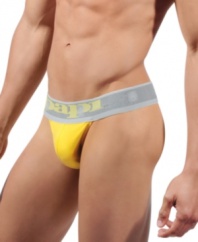 The freedom you want with the support you need. This thong from Papi is the perfect combination of both.