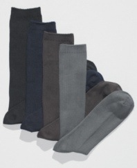 These ribbed socks from Club Room are will keep up with your daily routine.