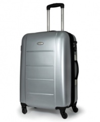 Built with a toughness that's indispensable for the frequent traveler, this surprisingly lightweight Samsonite suitcase is a must-have for the jet-set. Endlessly versatile, it comes complete with an expandability option for extra packing space and smooth-rolling spinner wheels for effortless mobility in any direction. 10-year warranty.