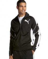 Be the big cat in this cool Puma track jacket.