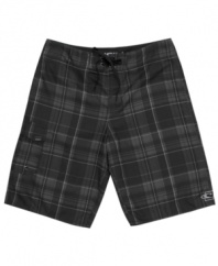 It's never been cooler to be square. These board shorts from O'Neill give an old pattern a rad, new vibe.