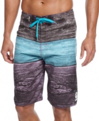 Ready to catch that wave? Whether you're poolside or beach-bound, these board shorts from LRG keep you looking cool.
