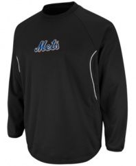 In the zone. Everyone will know your serious about team support when you're sporting this New York Mets MLB fleece with Therma Base technology from Majestic.
