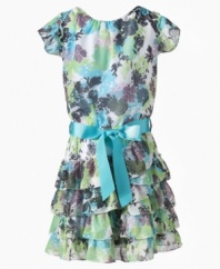When she's feeling floral and frilly, this dress from DKNY is the perfect solution. (Clearance)