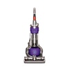 The DC24 Animal is Dyson's lightest upright machine designed for homes with pets. It features Root Cyclone™ technology, Dyson's patented technology that doesn't lose suction power as you vacuum. This compact upright vacuum cleaner also has a motorized brush bar, driven by an independent motor for better cleaning performance. The fingertip brush control allows you to turn the brush bar on or off at the touch of a button. The DC24 has a reversible wand for cleaning awkward areas, and an on-board accessory tool where the nozzle converts to a brush tool for dusting. Complete with a mini turbine head attachment, ideal for removing pet hair from floors, upholstery and awkward spaces.
