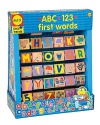 Turn to learn your ABC's and 123's! Thirty-six solid wooden tiles also feature first words.
