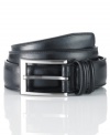 Don't short change the final details. This Geoffrey Beene belt is the sophisticated dress style you need.