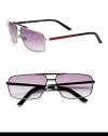 Metal frames with sporty temples and signature logo detail.Metal100% UV ProtectionMade in Italy