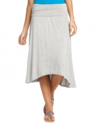 So easy, so cute: Cha Cha Vente's foldover-waistband skirt makes any casual outfit look more polished!