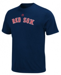 Team up! Get into the spirit of the season by supporting your Boston Red Sox with this MLB t-shirt from Majestic.