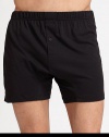 Superior softness and support defines this cotton jersey boxer short, finished in a more relaxed, classic fit for added comfort.Elastic waistbandButton-flyCottonMachine washImported