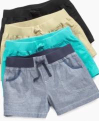 She can count on casual comfort with any of these shorts from So Jenni.